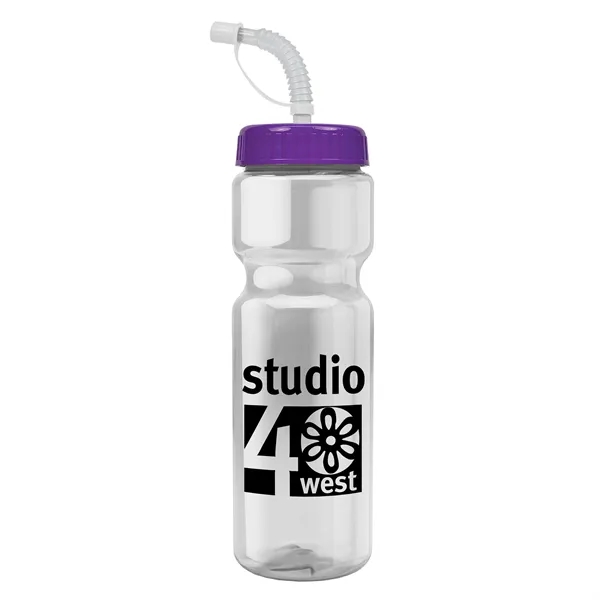 Transparent sports bottle, 28 oz., heavy wall design for multiple use.... from ASI 40480 Koozie Group
