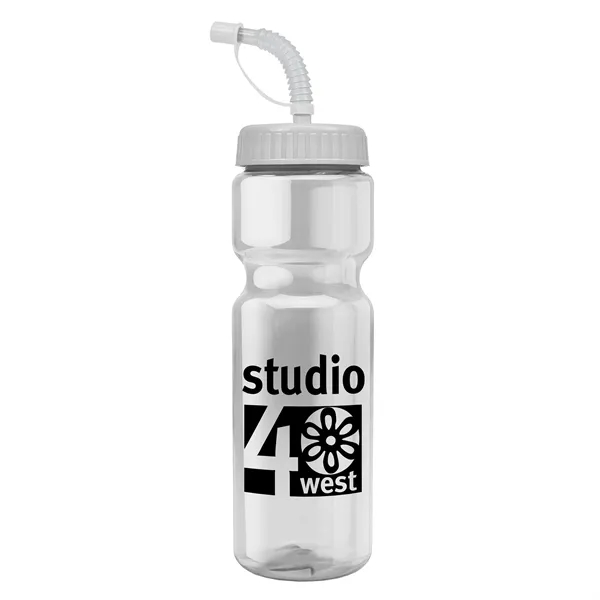Transparent sports bottle, 28 oz., heavy wall design for multiple use.... from ASI 40480 Koozie Group