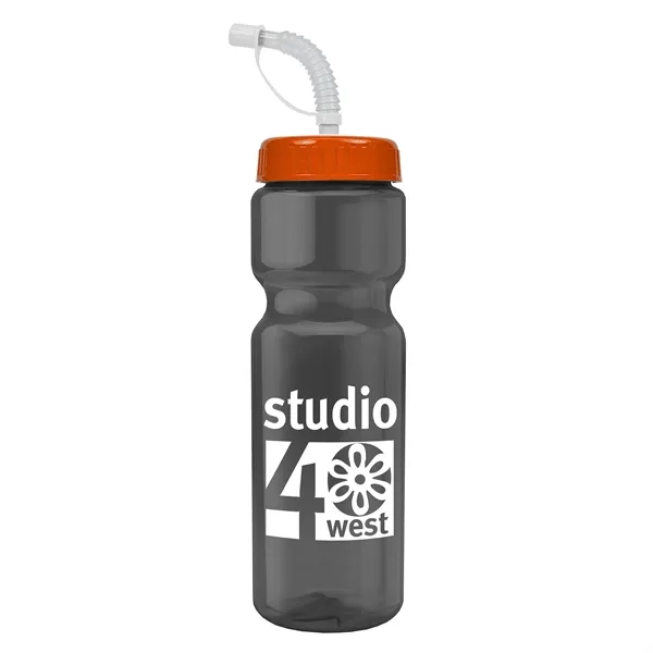 Transparent sports bottle, 28 oz., heavy wall design for multiple use.... from ASI 40480 Koozie Group