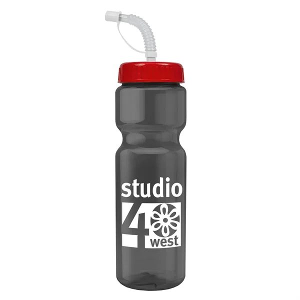 Transparent sports bottle, 28 oz., heavy wall design for multiple use.... from ASI 40480 Koozie Group