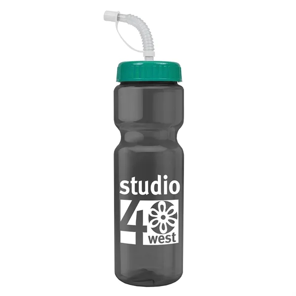 Transparent sports bottle, 28 oz., heavy wall design for multiple use.... from ASI 40480 Koozie Group