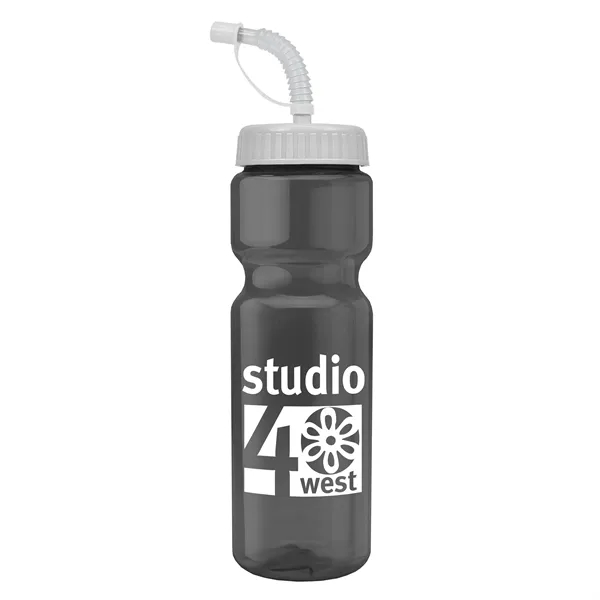 Transparent sports bottle, 28 oz., heavy wall design for multiple use.... from ASI 40480 Koozie Group