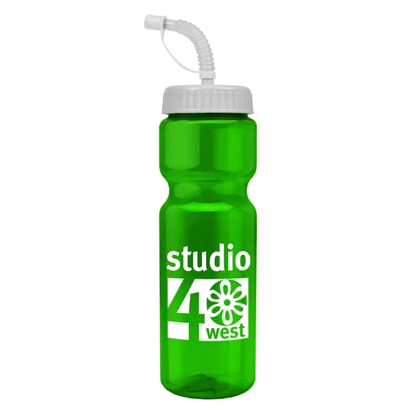 Transparent sports bottle, 28 oz., heavy wall design for multiple use.... from ASI 40480 Koozie Group