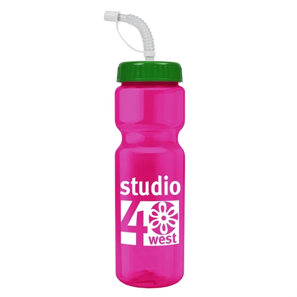 Transparent sports bottle, 28 oz., heavy wall design for multiple use.... from ASI 40480 Koozie Group