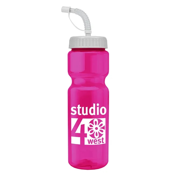 Transparent sports bottle, 28 oz., heavy wall design for multiple use.... from ASI 40480 Koozie Group