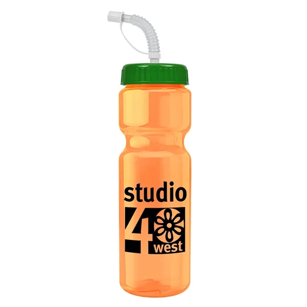 Transparent sports bottle, 28 oz., heavy wall design for multiple use.... from ASI 40480 Koozie Group