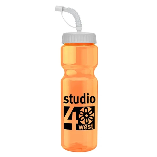 Transparent sports bottle, 28 oz., heavy wall design for multiple use.... from ASI 40480 Koozie Group