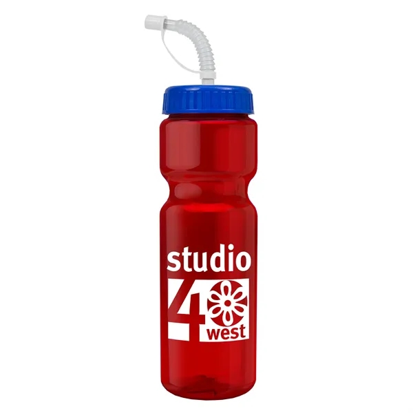Transparent sports bottle, 28 oz., heavy wall design for multiple use.... from ASI 40480 Koozie Group