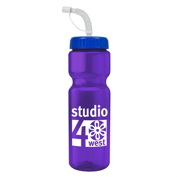 Transparent sports bottle, 28 oz., heavy wall design for multiple use.... from ASI 40480 Koozie Group