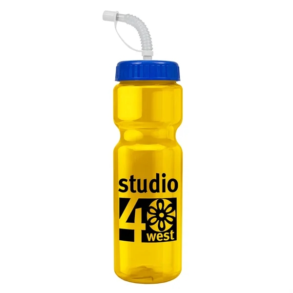 Transparent sports bottle, 28 oz., heavy wall design for multiple use.... from ASI 40480 Koozie Group