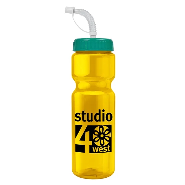 Transparent sports bottle, 28 oz., heavy wall design for multiple use.... from ASI 40480 Koozie Group