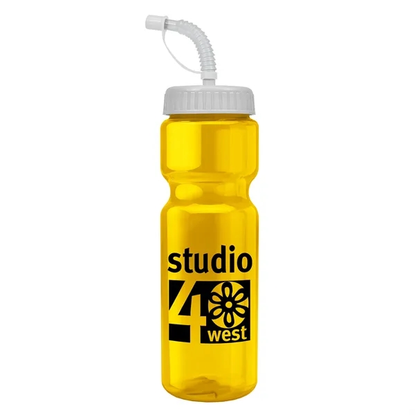 Transparent sports bottle, 28 oz., heavy wall design for multiple use.... from ASI 40480 Koozie Group