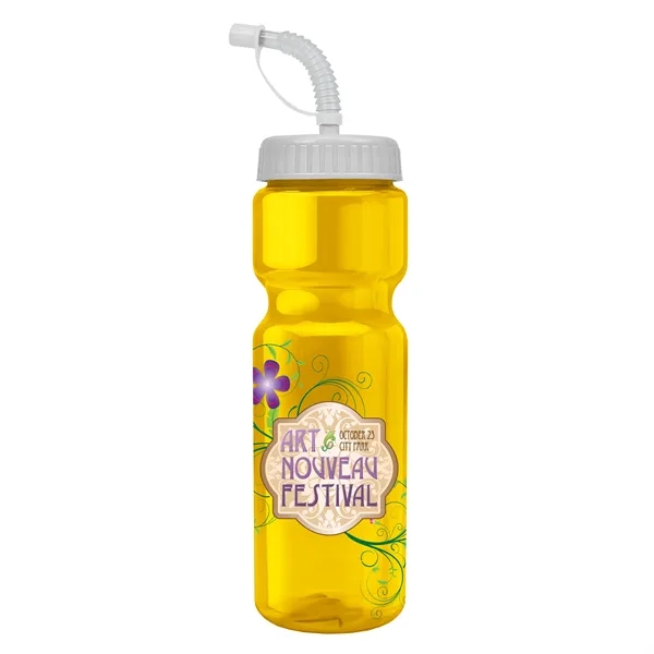 Transparent sports bottle, 28 oz., heavy wall design for multiple use.... from ASI 40480 Koozie Group