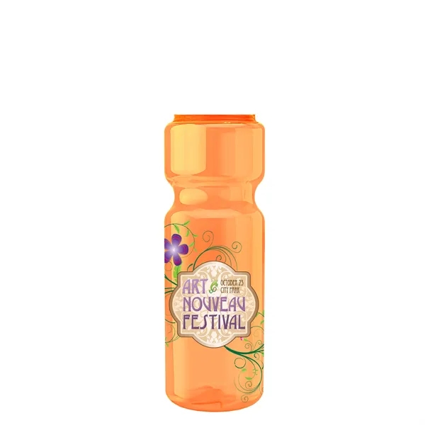 Transparent sports bottle, 28 oz., heavy wall design for multiple use.... from ASI 40480 Koozie Group