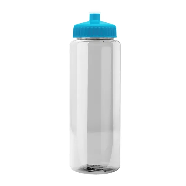 Transparent sports bottle, 32 oz. made of reusable and recyclable PETE.... from ASI 40480 Koozie Group