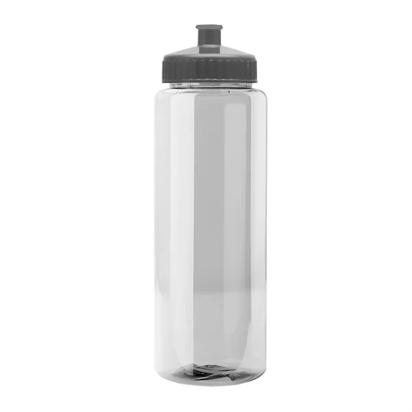 Transparent sports bottle, 32 oz. made of reusable and recyclable PETE.... from ASI 40480 Koozie Group