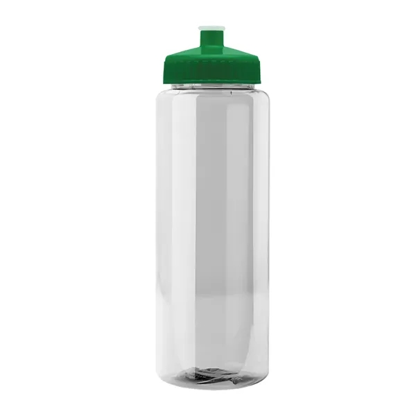 Transparent sports bottle, 32 oz. made of reusable and recyclable PETE.... from ASI 40480 Koozie Group