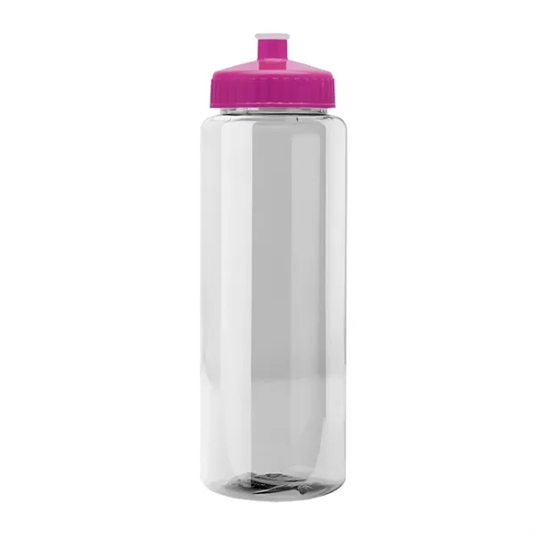 Transparent sports bottle, 32 oz. made of reusable and recyclable PETE.... from ASI 40480 Koozie Group