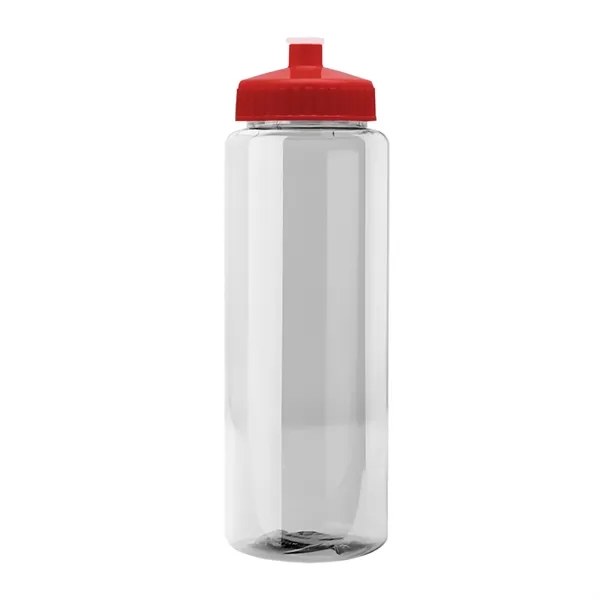 Transparent sports bottle, 32 oz. made of reusable and recyclable PETE.... from ASI 40480 Koozie Group