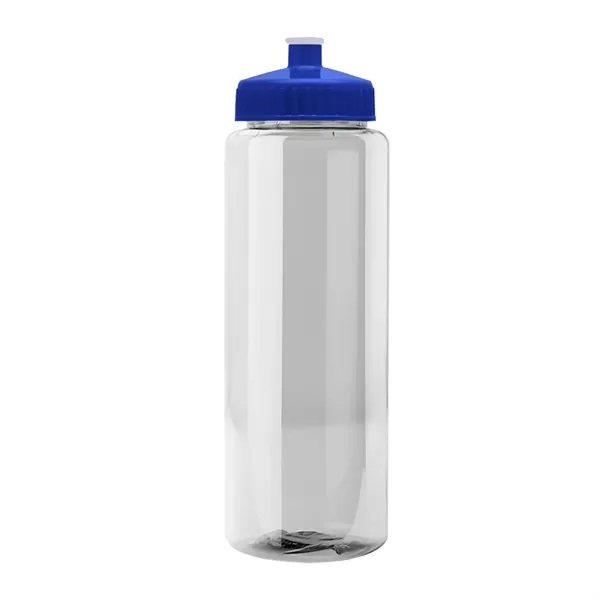 Transparent sports bottle, 32 oz. made of reusable and recyclable PETE.... from ASI 40480 Koozie Group