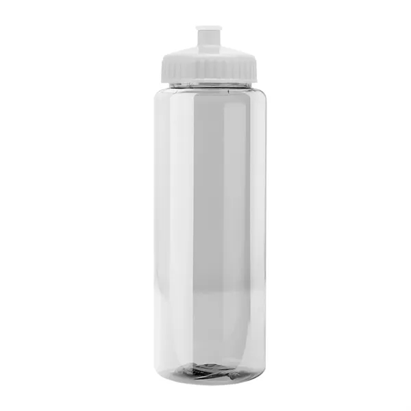 Transparent sports bottle, 32 oz. made of reusable and recyclable PETE.... from ASI 40480 Koozie Group