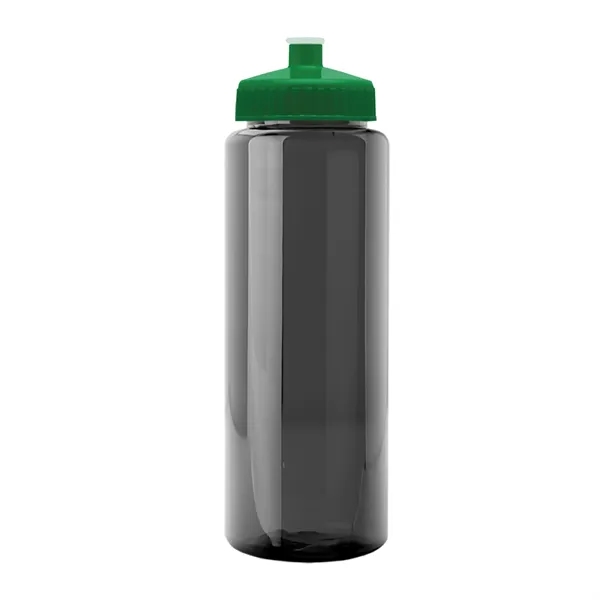 Transparent sports bottle, 32 oz. made of reusable and recyclable PETE.... from ASI 40480 Koozie Group