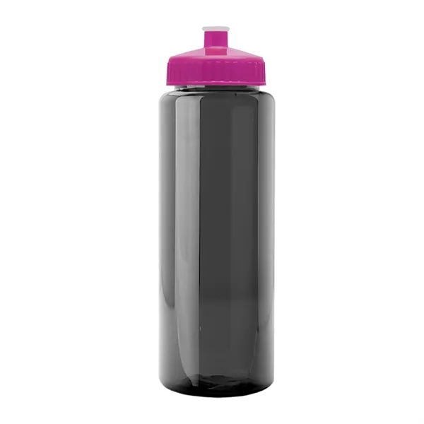Transparent sports bottle, 32 oz. made of reusable and recyclable PETE.... from ASI 40480 Koozie Group