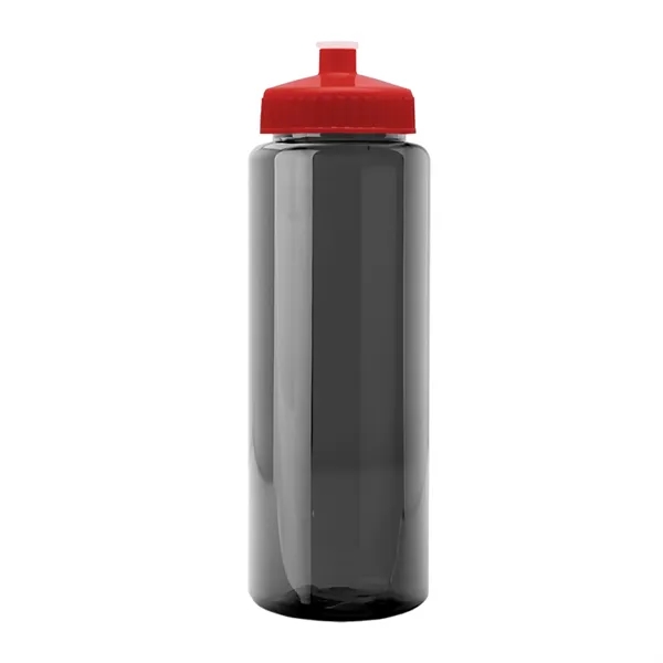 Transparent sports bottle, 32 oz. made of reusable and recyclable PETE.... from ASI 40480 Koozie Group