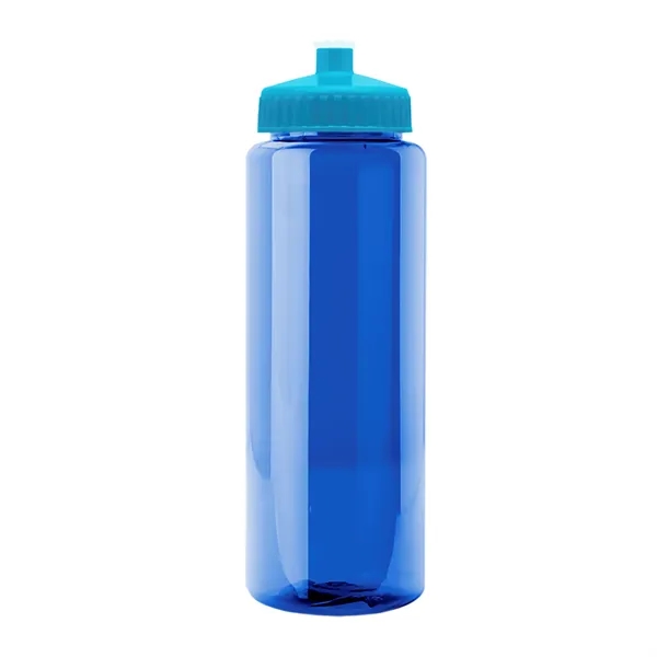 Transparent sports bottle, 32 oz. made of reusable and recyclable PETE.... from ASI 40480 Koozie Group
