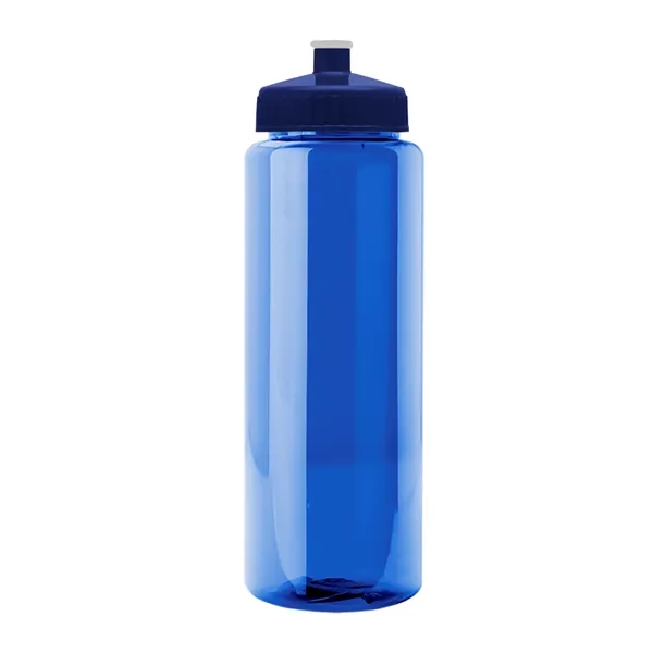 Transparent sports bottle, 32 oz. made of reusable and recyclable PETE.... from ASI 40480 Koozie Group