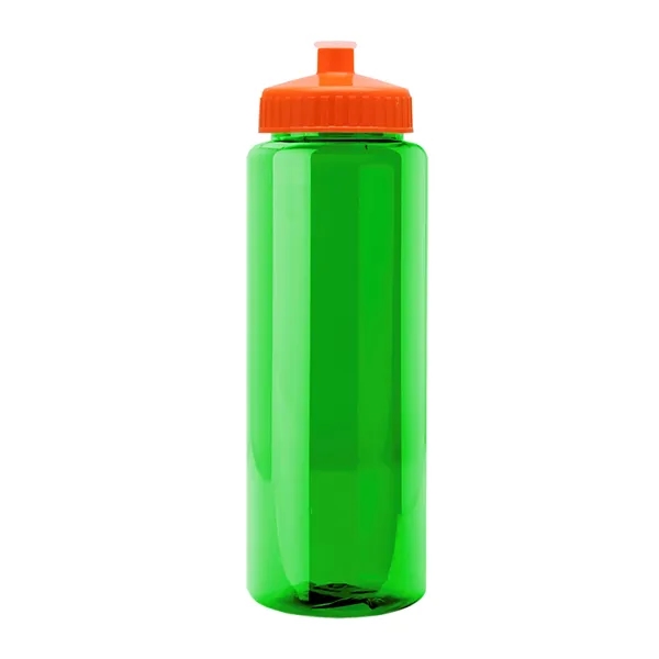 Transparent sports bottle, 32 oz. made of reusable and recyclable PETE.... from ASI 40480 Koozie Group