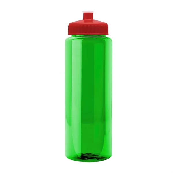 Transparent sports bottle, 32 oz. made of reusable and recyclable PETE.... from ASI 40480 Koozie Group