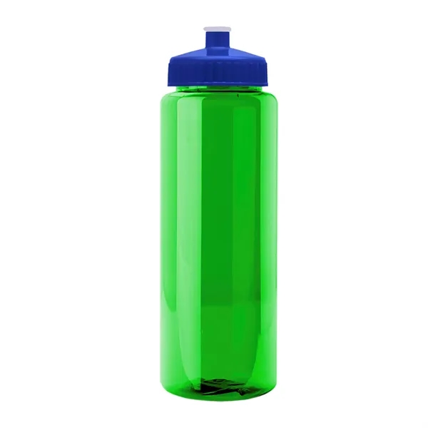 Transparent sports bottle, 32 oz. made of reusable and recyclable PETE.... from ASI 40480 Koozie Group