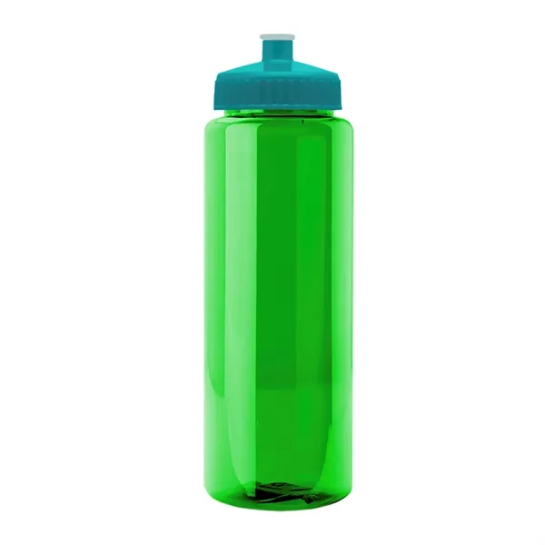 Transparent sports bottle, 32 oz. made of reusable and recyclable PETE.... from ASI 40480 Koozie Group