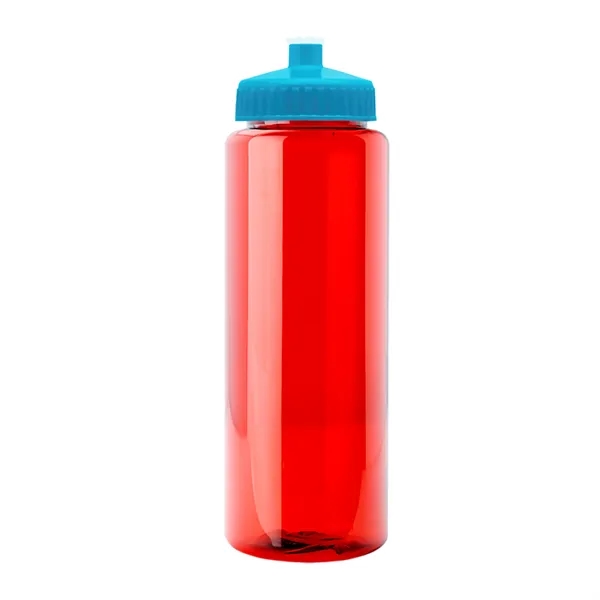 Transparent sports bottle, 32 oz. made of reusable and recyclable PETE.... from ASI 40480 Koozie Group