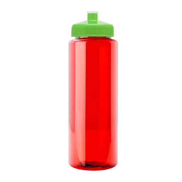 Transparent sports bottle, 32 oz. made of reusable and recyclable PETE.... from ASI 40480 Koozie Group