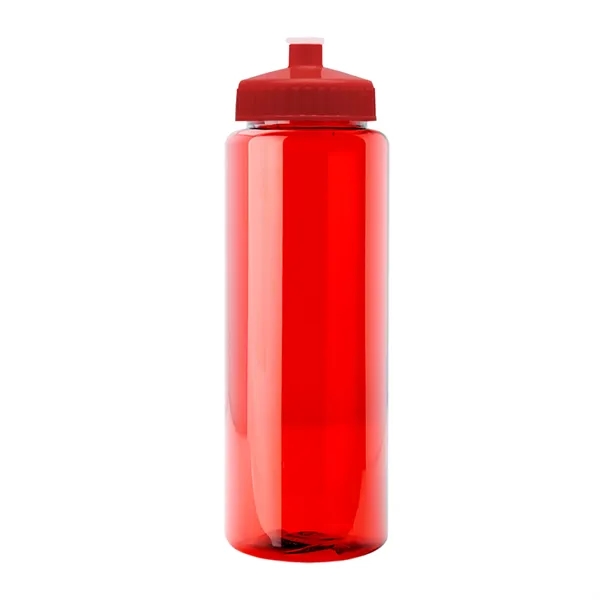 Transparent sports bottle, 32 oz. made of reusable and recyclable PETE.... from ASI 40480 Koozie Group