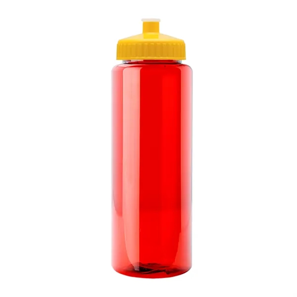 Transparent sports bottle, 32 oz. made of reusable and recyclable PETE.... from ASI 40480 Koozie Group