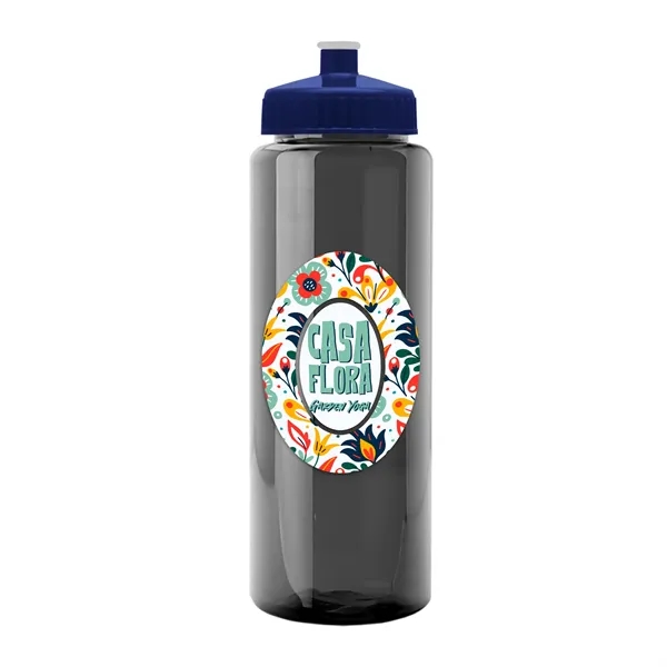 Transparent sports bottle, 32 oz. made of reusable and recyclable PETE.... from ASI 40480 Koozie Group