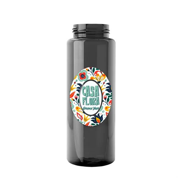 Transparent sports bottle, 32 oz. made of reusable and recyclable PETE.... from ASI 40480 Koozie Group