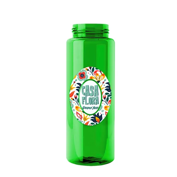 Transparent sports bottle, 32 oz. made of reusable and recyclable PETE.... from ASI 40480 Koozie Group