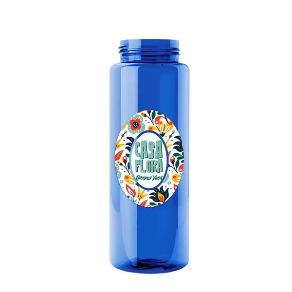 Transparent sports bottle, 32 oz. made of reusable and recyclable PETE.... from ASI 40480 Koozie Group