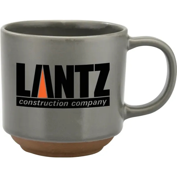 15 oz. stackable mug with matte style finish and easy grip... from ASI 71920 Moderne Glass Company Inc