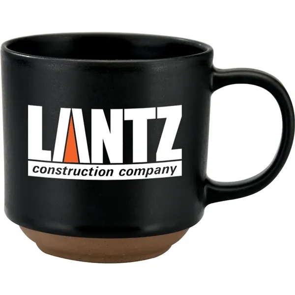 15 oz. stackable mug with matte style finish and easy grip... from ASI 71920 Moderne Glass Company Inc