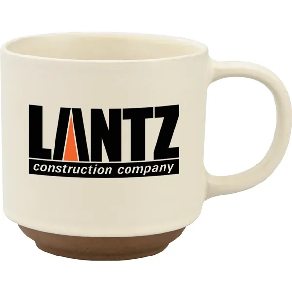 15 oz. stackable mug with matte style finish and easy grip... from ASI 71920 Moderne Glass Company Inc