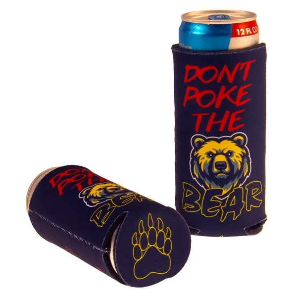Can cooler made of lightweight foam material with digital full color... from ASI 77280 Pepco Poms