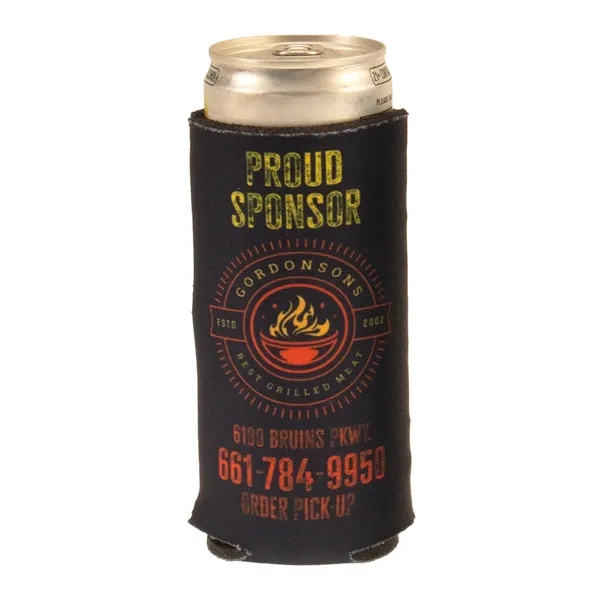 Can cooler made of lightweight foam material with digital full color... from ASI 77280 Pepco Poms