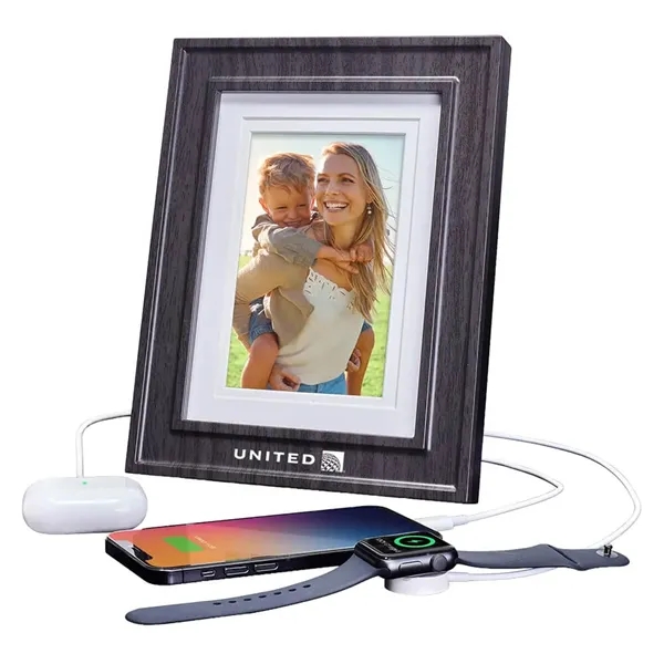 This multifunctional photo frame combines style with convenience.... from ASI 61005 Hirsch Gift Inc