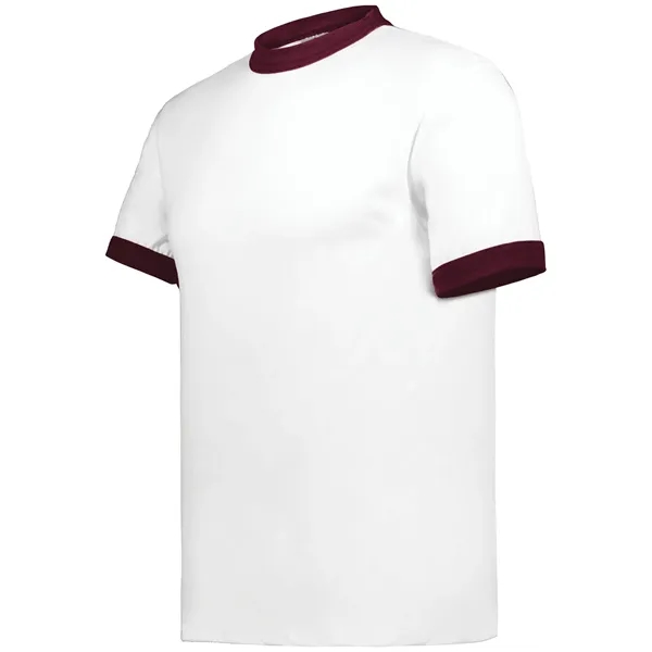 Polyester/ cotton t-shirt with contrasting collar and cuffs.... from ASI 37461 Augusta Sportswear / Augusta Sportswear, Inc. d/b/a Momentec Brands