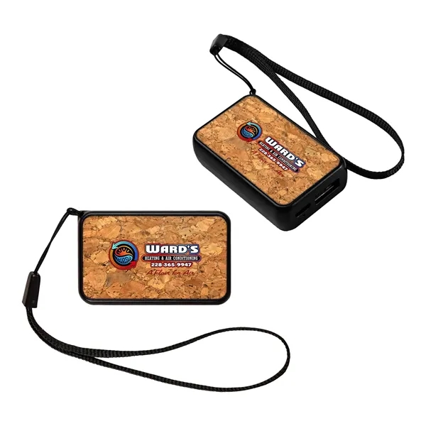 UL 1000mAh NanoCharge Cork Power Bank... from ASI 30208 A P Specialties / AP Specialties